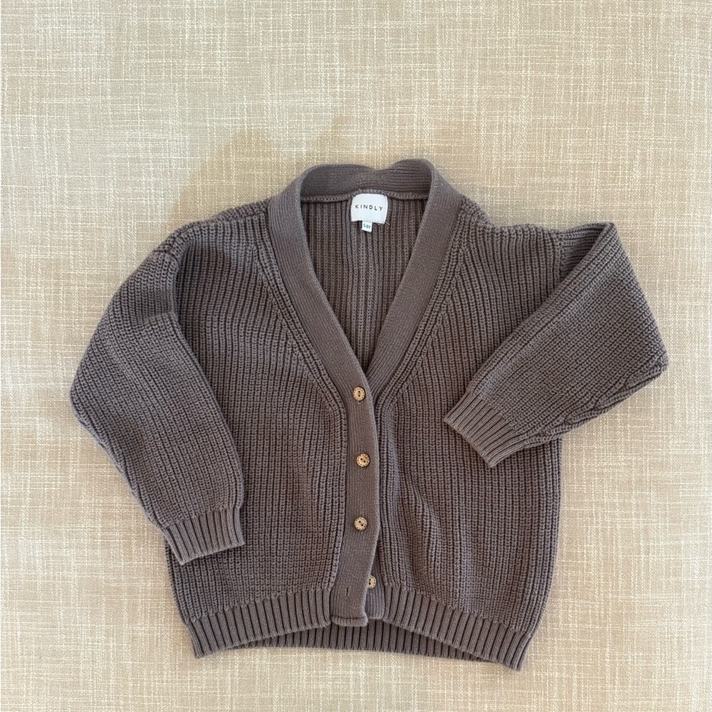 Kindly Kids Gray Cardigan Sweater